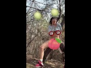 田舎の人妻が森で露出オナニー♡｜｜熟女,人妻,嫁,不倫,日本人,素人,個撮,オナニー,巨乳youtuber, tiktoker 15/16