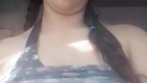 massaging my delicious tits