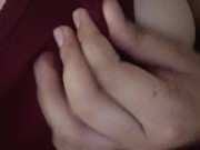 Ella se exita con solo tocar sus grandes tetas 5/16