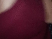 Ella se exita con solo tocar sus grandes tetas 7/16