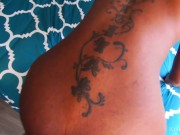 Nerdy black babe Lacey London sucks & fucks a big white cock 10/16