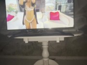 I can't resist watching my stepsister's most favorite video! Solo man watching porn and jerking off 1/16