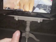 I can't resist watching my stepsister's most favorite video! Solo man watching porn and jerking off 2/16