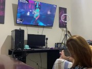 making him cum while he plays GTA 2/16