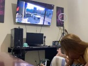 making him cum while he plays GTA 8/16