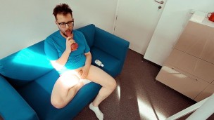 Office Couch Anal Destroyer – Deep Pounding and Intense Orgasm