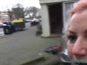 Sexy Tattooed Ex-Girlfriend doing her first Cumwalk in Amsterdam 16/16