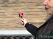 Sexy Tattooed Ex-Girlfriend doing her first Cumwalk in Amsterdam 7/16