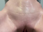 Sloppy wet pussy sounds as Autumn Orchid rides, stretches, moans and orgasms on Bad Dragon 9/16