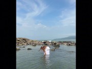 What I’d Wear on a First Date to the Beach Try-On Petite Redhead LeverageURAssets - 58 13/16