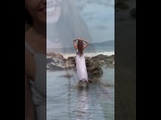 What I’d Wear on a First Date to the Beach Try-On Petite Redhead LeverageURAssets - 58 14/16