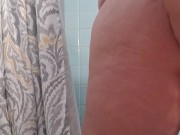 Anal and pussy play with pink dildo