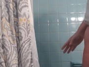 Anal and pussy play with pink dildo 6/16