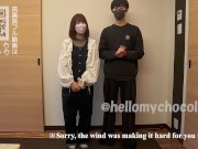 カップルで なぞなぞしながら立ちバックしたら、どれぐらいなぞなぞに集中できるのか？ Japanese video.