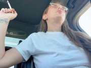 Human Car Ashtray, Human Ashtray, Smoking Fetish, Hot Girl Smoking, Ashtray Slave, 3/16