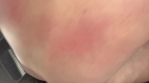 Furry cub shots load over hairy feet and soles