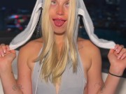 Naughty Bunny Slowly Undressing Just for You 16/16