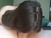 she swallows it whole until I cum deep in her throat, deepthroat 3/16