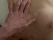 Cute girl with perfect body get deep throat fuck. Nice morning in hotel. 16/16