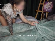 She Suks, Jerks Off And Fucks With Her Stepbrother While He's Relaxing After A Party 2/16