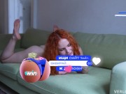 ust us: a tiny redhead and her giant, no act, just pleasure 5/16