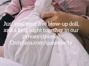 Doctor, make me big! It's my heart, OK? Extreme belly inflation 2/16