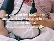 Doctor, make me big! It's my heart, OK? Extreme belly inflation 4/16