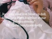 Doctor, make me big! It's my heart, OK? Extreme belly inflation 7/16