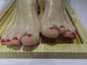 Cum in pussy and on my legs 11/16