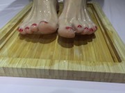 Cum in pussy and on my legs 13/16