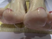 Cum in pussy and on my legs 14/16