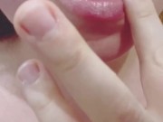 CLEANING MY DIRTY MOUTH AFTER HUGE CREAMPIE/CLOSE UP 12/16