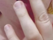 CLEANING MY DIRTY MOUTH AFTER HUGE CREAMPIE/CLOSE UP 14/16