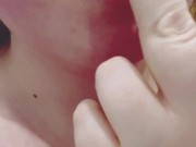 CLEANING MY DIRTY MOUTH AFTER HUGE CREAMPIE/CLOSE UP 16/16