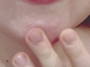CLEANING MY DIRTY MOUTH AFTER HUGE CREAMPIE/CLOSE UP 6/16