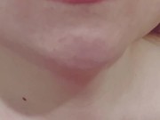 CLEANING MY DIRTY MOUTH AFTER HUGE CREAMPIE/CLOSE UP 9/16