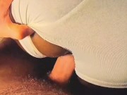 Ebony Babe in Tennis Skirt takes BWC 5/16