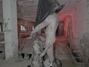 Silent Hill Nurse Gets Punished by Pyramid Head – Cosplay Fantasy 4/16
