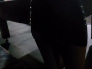 Crazy and hot public exhibition in public bar, upskirt public flash no panties 6/16