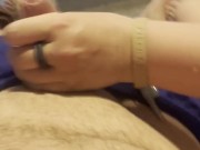 Swedish curvy milf gives her husband a handjob publicly at spa 1/16