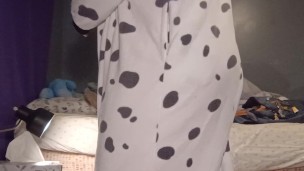 Onesie Doggy Shows Off AD Tail