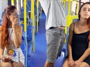 Trabalhador em trasporte público encoxa safada de vestido curto! 15/16