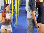 Trabalhador em trasporte público encoxa safada de vestido curto! 3/16