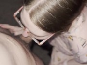 Enjoying my cock in her mouth 1/16