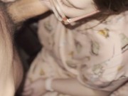 Enjoying my cock in her mouth 2/16