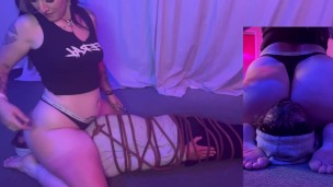 Messaged a sub bottom bitch boy to let me tie him up and eat my fucking farts