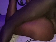 Submissive Ebony got tied up and fucked by master 13/16