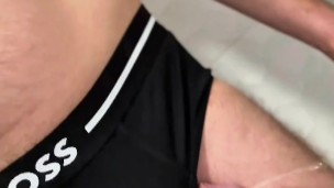 Straight Polish German Alpha is peeing full piss pissing video boss briefs master slave white socks