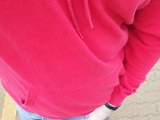 Male Desperation & Public Pissing! Waiting for my Train and Need to Pee so badly! 6/16