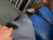 She sucks my dick on the public bus and then we end up fucking in a hotel. 2/16